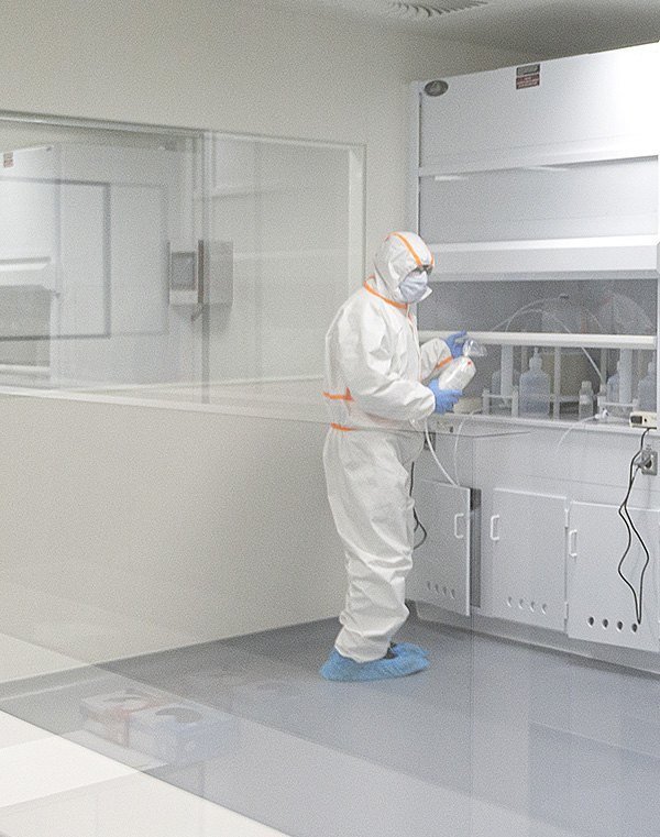 Chem-Lab cleanroom acid production