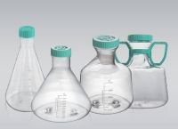 Erlenmeyer flasks, plain and baffled