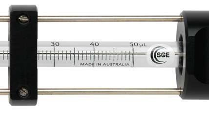 LC manual injection syringe