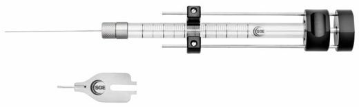 NanoVolume syringe with repeating adaptor
