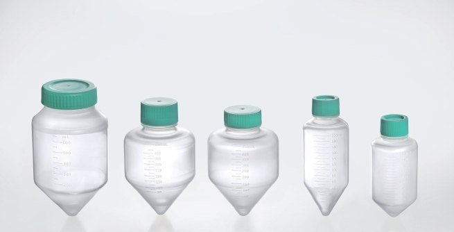 Conical centrifuge bottles