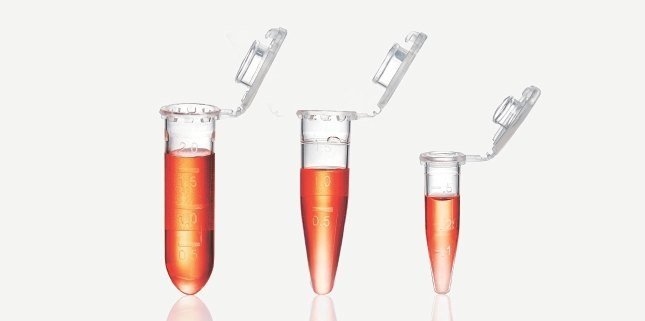 Micro centrifuge tubes with long-arm lid