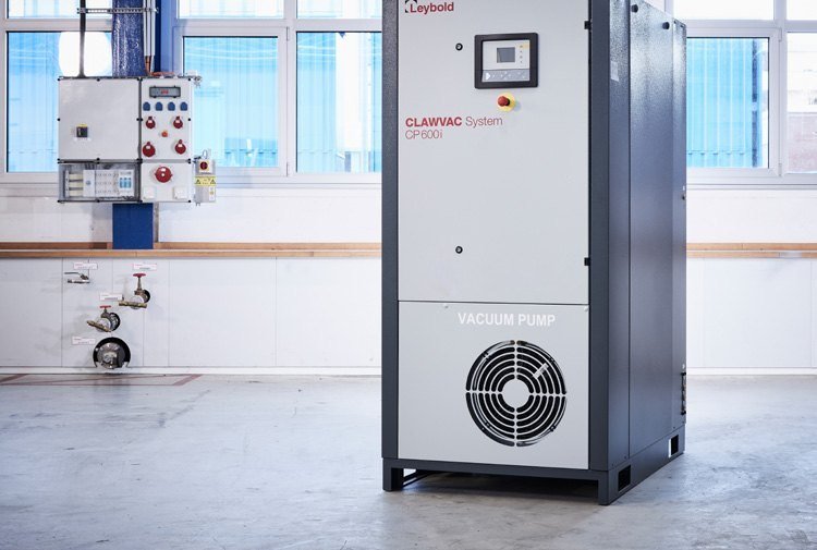 Dry pump in a lab installation